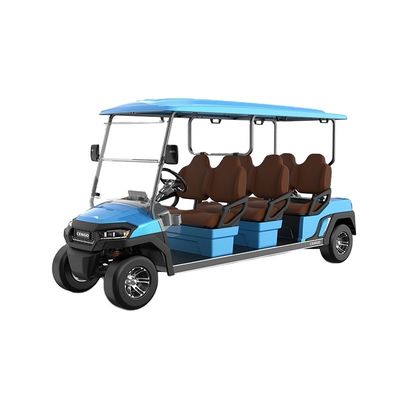 Un buon prezzo. 2024 Golf Cart elettrico da 6 posti con batteria al litio e pavimento in alluminio La prossima generazione di golf in linea