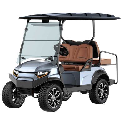 Un buon prezzo. 72V 5KW AC Motor Lifted 4 Passenger Hunter Cart Basic Edition Electric Community Golf Carts per il trasporto comunitario in linea