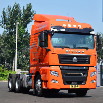 Un buon prezzo. Sinotruk SITRAK C7h G7 Camione trattore 6x4 4x2 Testa Uesd CNG in Pakistan Camera Metallo Cummins 7585*2496*3745MM Mezza fila in linea