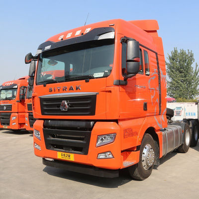 Un buon prezzo. Cummins Engine 2024 Sitrak G7 Truck pesante 6*4 a mano sinistra 6x4 Euro V 430HP 0km Usato camion trattore per prestazioni in linea