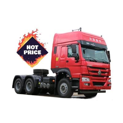 Un buon prezzo. WD615.47 Motore Modello SINOTRUK 6X4 HOWO 7 rimorchio Trattore testa del camion in rosso per le esigenze del cliente in linea