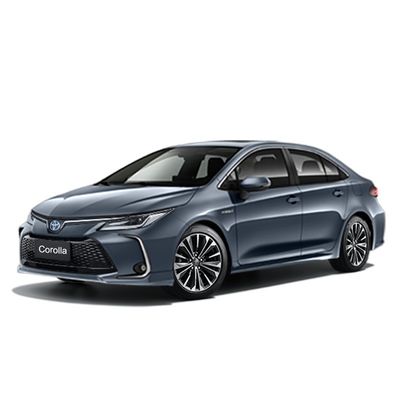 Un buon prezzo. 2024 To-yota Coro-lla Ibrido 1.8L Motore Auto Gear Box Direttore Automobile Stoffa Sedie Sistema di intrattenimento auto pneumatici R16 in linea