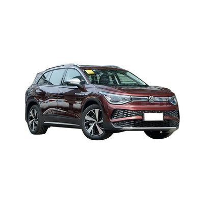Un buon prezzo. Piccolo veicolo elettrico Vw ID6 2023 EV RHD Auto con SUV elettrico a 7 posti e batteria al litio ternario in bianco esterno in linea